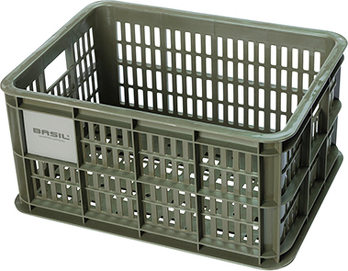 Basil fietskrat S - klein - 17.5 liter - groen