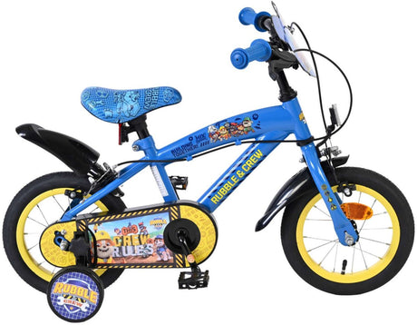Volare paw patrol - rubble crew - kinderfiets - jongens - 12 inch - blauw - twee handremmen