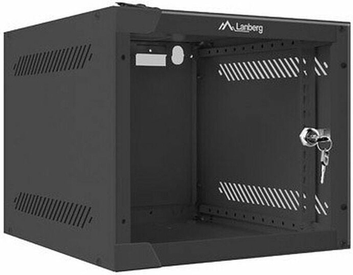 Lanberg - wall-mounted rack cabinet wf10-2304-10b 4u 28 x 31 cm