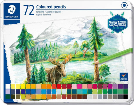 Staedtler kleurpotloden - metalen etui 72st