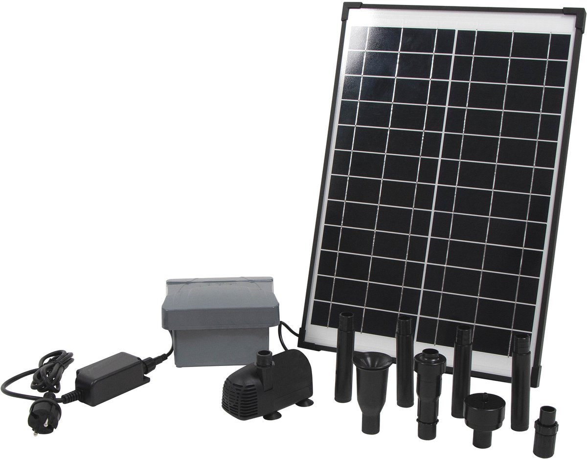 Ubbink - solarmax 1000 - fonteinpomp op zonne-energie - met eigen accu - vijverpomp