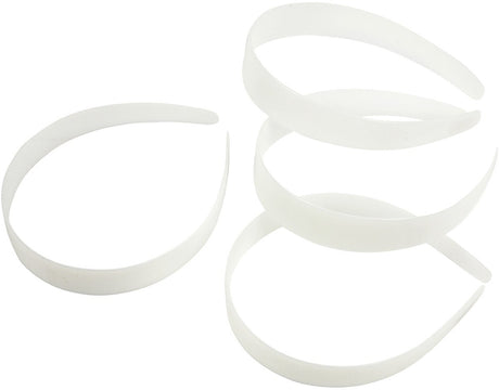 Creativ company cc haarband 25 mm wit 5 stuks