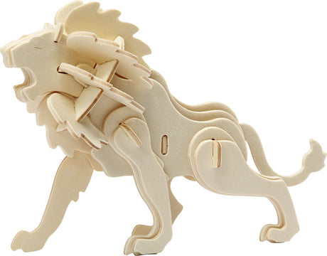 Creativ company cc triplex 3d puzzel leeuw 18,5x7x7,3 cm