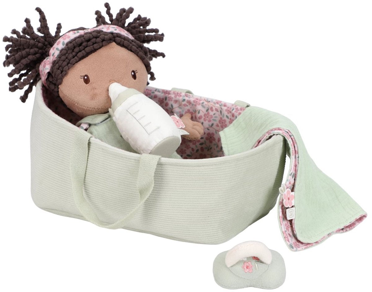 Little dutch babypop in mandje evi 25cm
