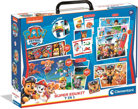 Clementoni paw patrol - super edukit - 7 spelletjes in 1 - educatief speelgoed - pratende pen - vanaf 3 jaar