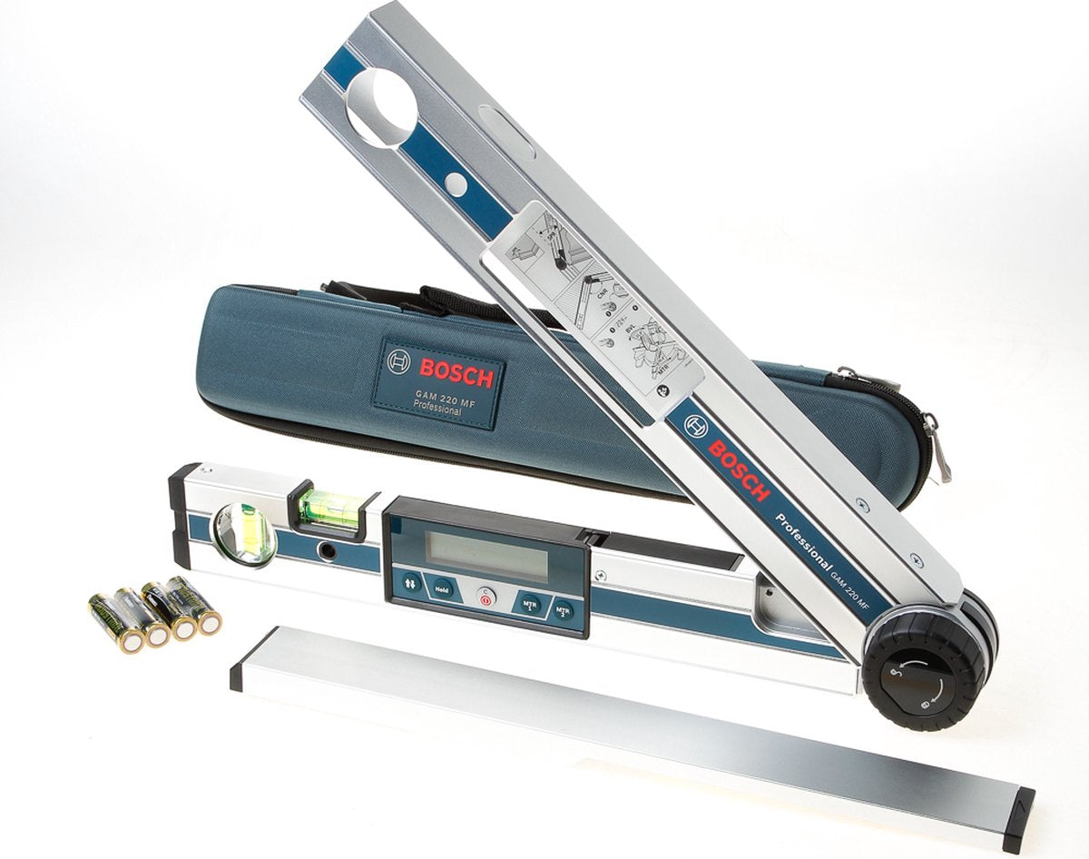 Bosch hoekmeter en waterpas gam 220 mf