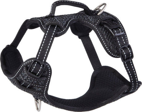 Rogz for dogs rogz explore tuig gevoerd zwart - hondenharnas - s 36-57 cm