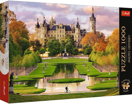 Trefl puzzel 1000 stukjes - premium plus photo odyssey schwerin castle.