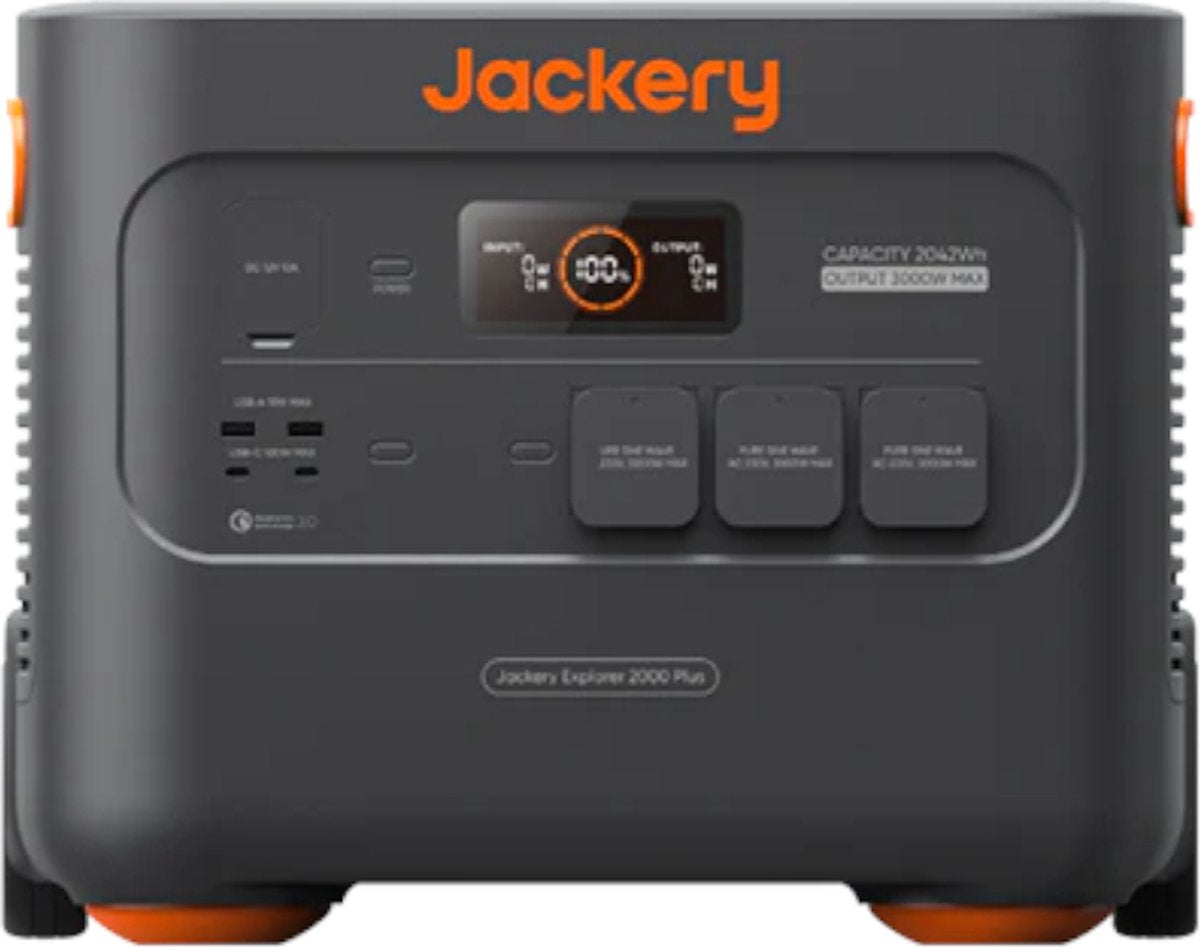 Jackery explorer 2000 plus- draagbare powerstation - zwart