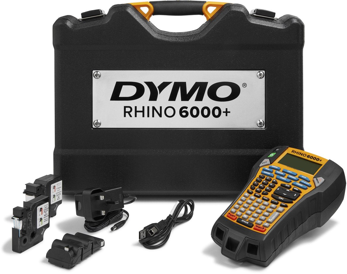 Dymo rhino 6000abc case eu labelprinter direct thermisch thermische overdracht abc (uk)