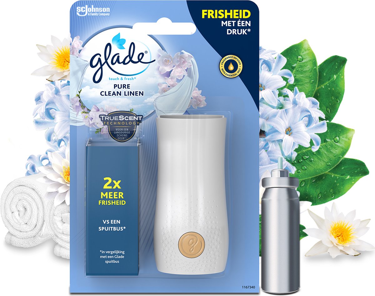Glade touch fresh houder pure clean linen