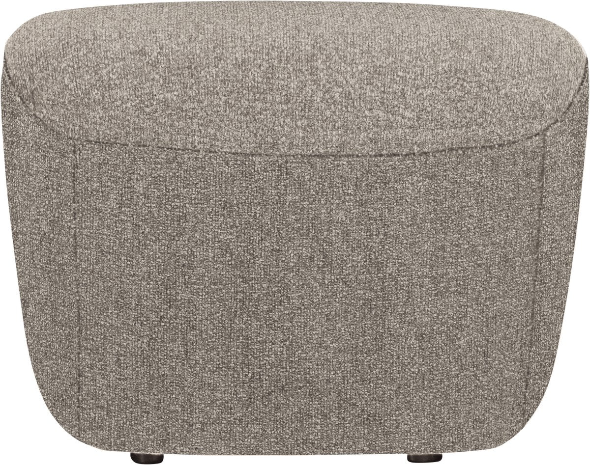 Vtwonen lofty hocker - polyester - naturel - 41x62x48