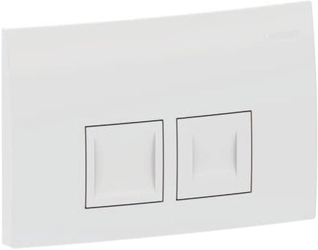 Geberit delta35 - bedieningsplaat, alpien wit 115.135.11.5