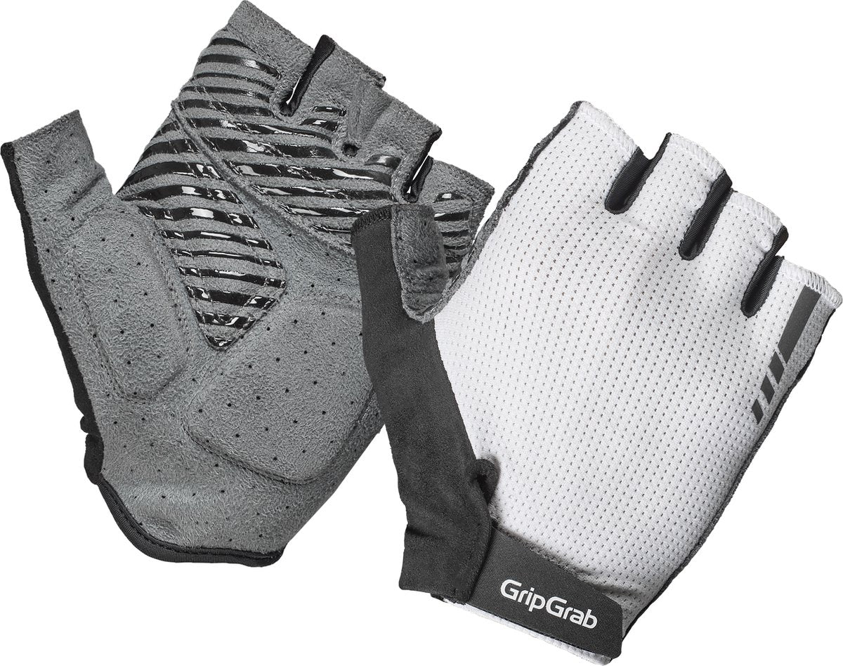 Gripgrab - expert rc max korte vinger zomer fietshandschoenen met padding - wit - unisex - maat xxl