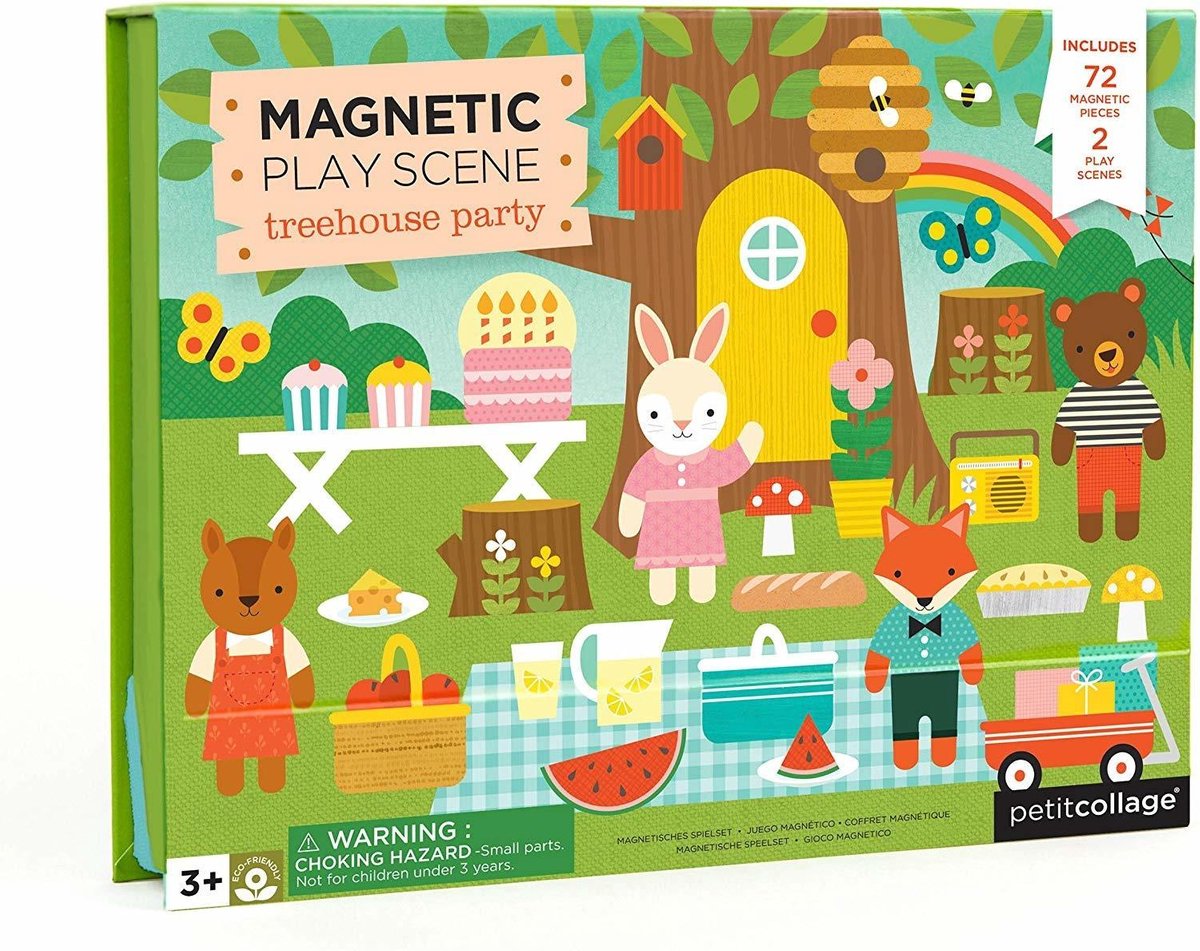 Petit collage magneetspel boomhut