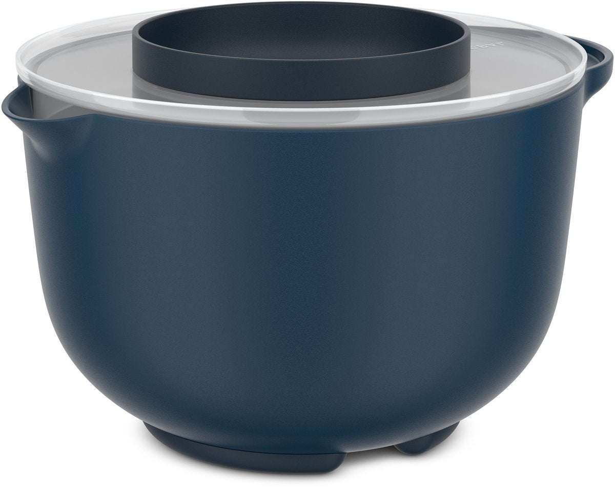 Mepal beslagkom met spatdeksel chef it - 3 l - schaal - magnetron- en vaatwasmachinebestendig - bakspullen - navy