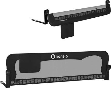Lionelo eva bedhekje – veiligheidsbarrière tot 27 kg – 180° inklapbaar – 150 cm breed – duurzaam stalen frame – securebelt standsafe vergrendeling – voor kinderen 18 mnd-5 jaar