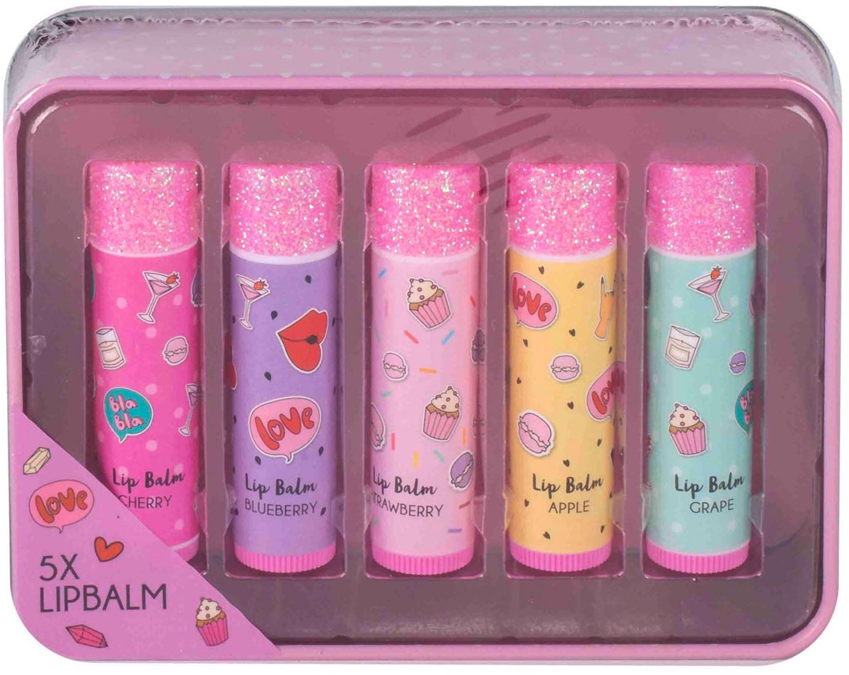 Create it! - lipbalm blikje, 5 st.