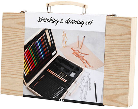 Creativ company schets- en tekenset, incl opslagdoos