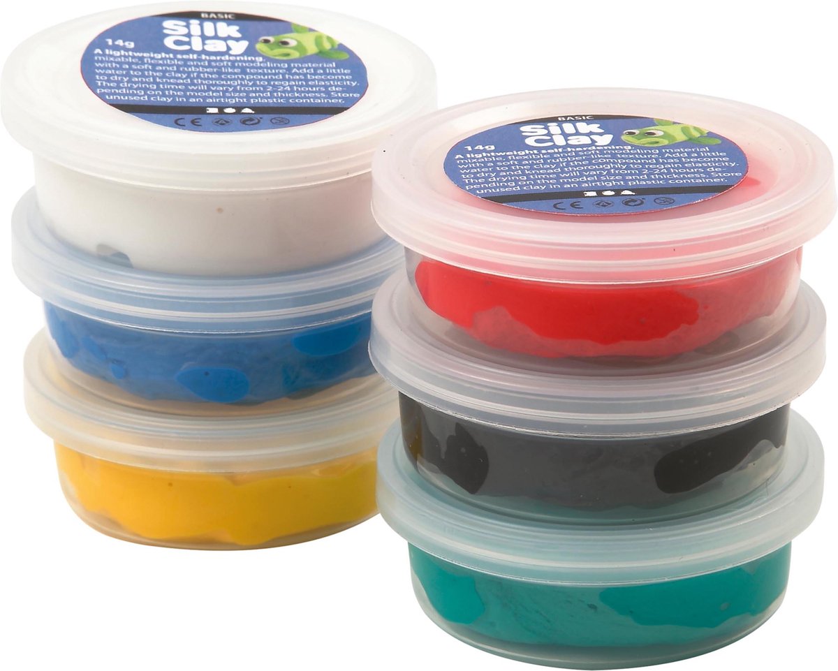 Silk clay https: www.cchobby.nl silk-clayr-standaardkleuren-6x14-gr-1-doos