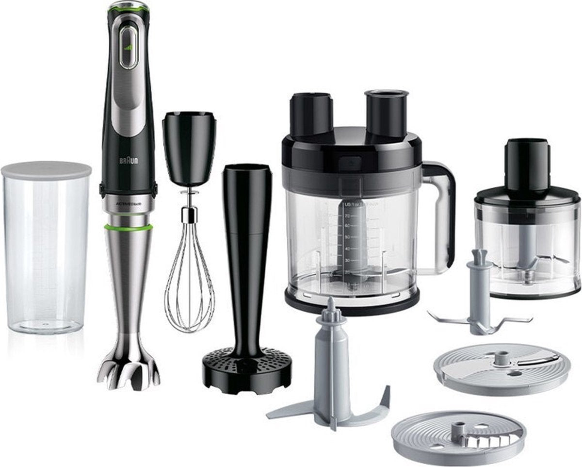 Braun multiquick 9 mq9187xli - staafmixer - zwart