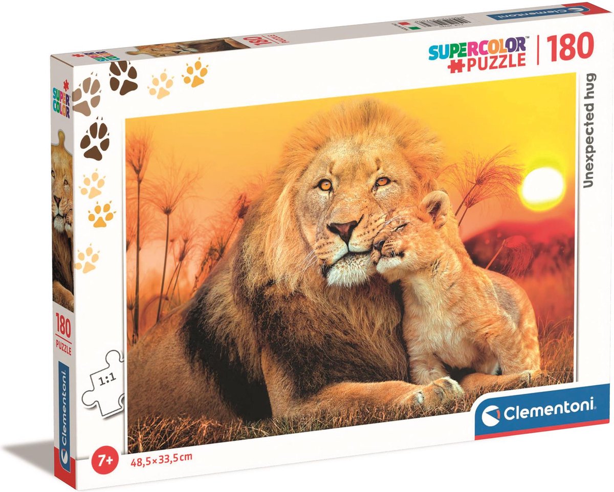 Clementoni legpuzzel super color unexpected hug, 180st.