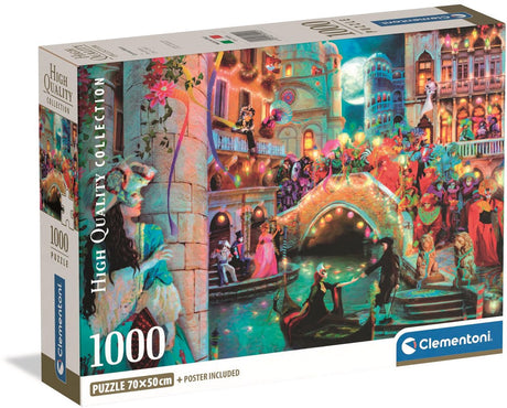 Clementoni - puzzel - 1000 stukjes - carnival moon - high quality collection