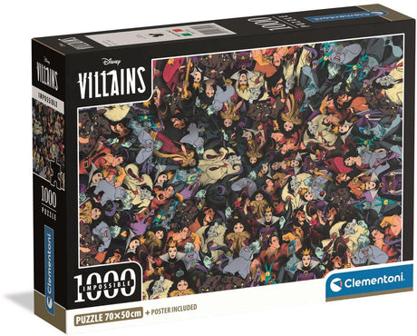 Clementoni disney impossible les méchants (les vilains) 1000 stukjes