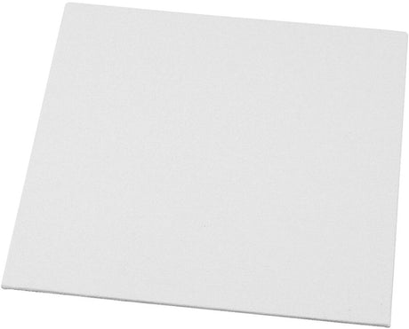 Merkloos sans marque canvas paneel, afm 20x20 cm, dikte 3 mm, 280 gr, wit, 10 stuk 1 doos