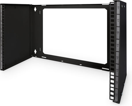 Digitus dn-19 pb-8u-sw wandmontage patchhouder (b x h x d) 505 x 372 x 250 mm 8 he zwart (ral 9005)