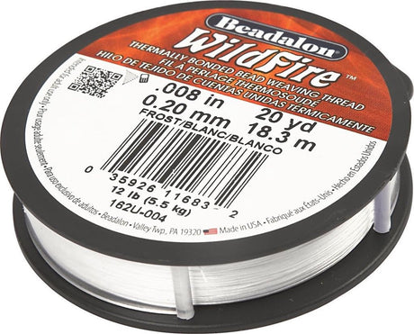 Beadalon sieradendraad - wildfire - 0,20 mm dikte - 18,3 m - extra sterk - waterproof - sieraden maken