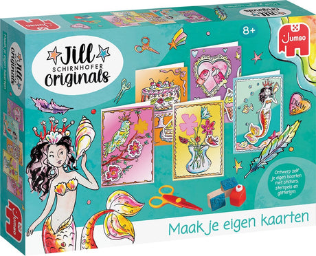 Jumbo - jill schirnhofer - maak je eigen kaarten - knutselset - knutselpakket kaarten 8 jaar