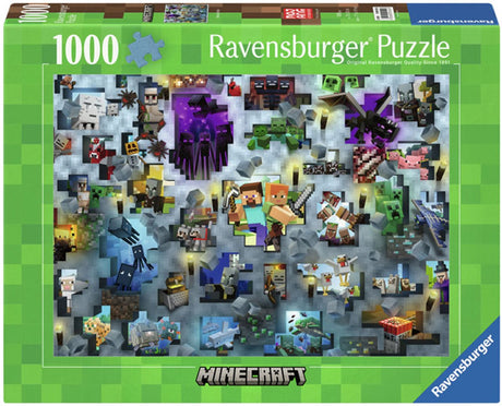 Ravensburger puzzel minecraft - 1000 stukjes legpuzzel.