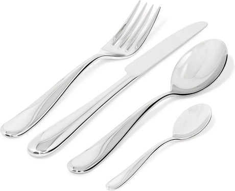 Alessi nuovo milano bestekset - monoblock - rvs - 24-delig - 6-persoons