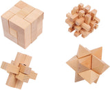 Small foot - houten breinpuzzels, set van 4