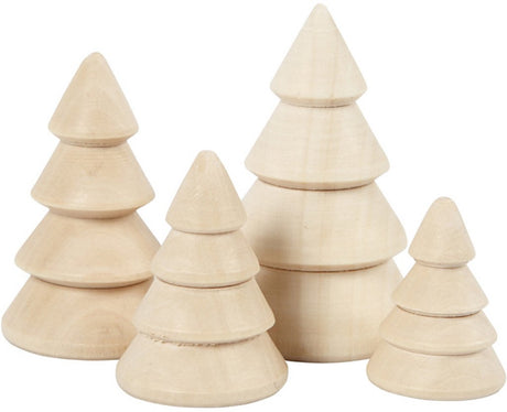 Creativ company https: www.cchobby.nl kerstbomen-van-hout-h-3-3-4-3-5-3-6-3-cm-d-2-3-3-3-2-4-cm-4-stuk-1-doos