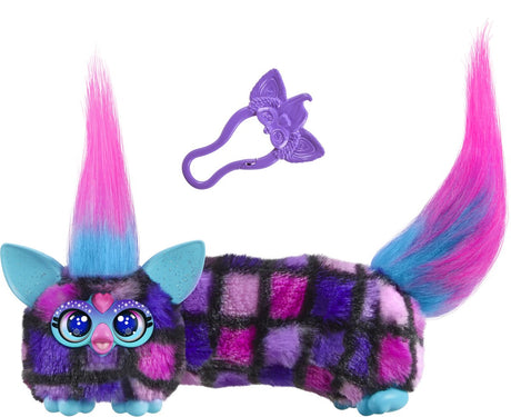 Hasbro furby dj furblets dis-co-dazz, elektronisch miniknuffeldier voor meisjes en jongens van 6+