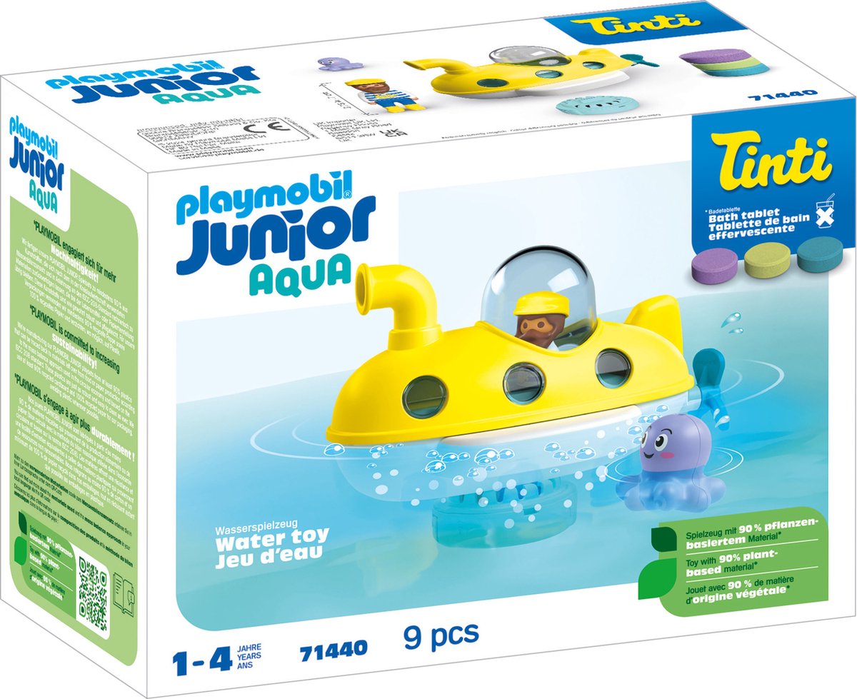 Playmobil junior tinti: kleurrijke onderzeeër - 71440
