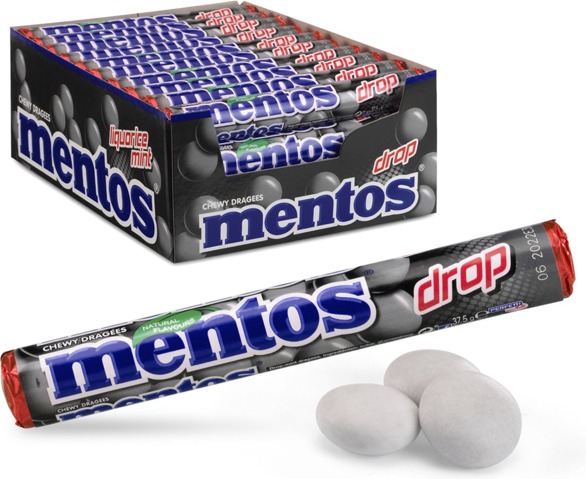 Mentos drop - snoep - vegan - 1x40rollen