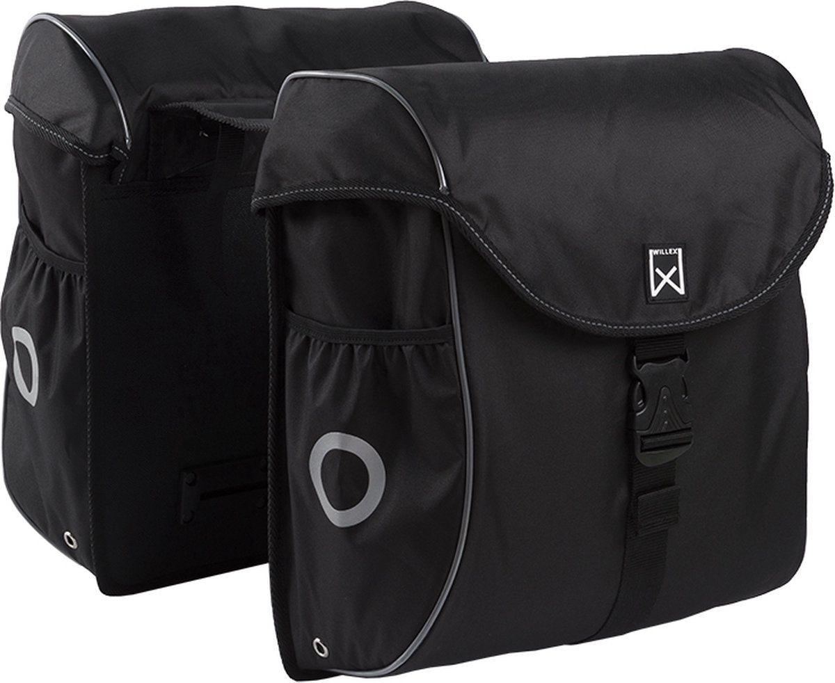Willex - bagagetas 300 serie - 38 liter - zwart zilver - lichtgewicht