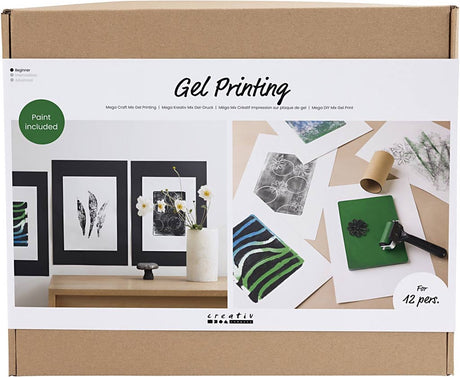 Creativ company groepsset gelprinten kleurrijke prints