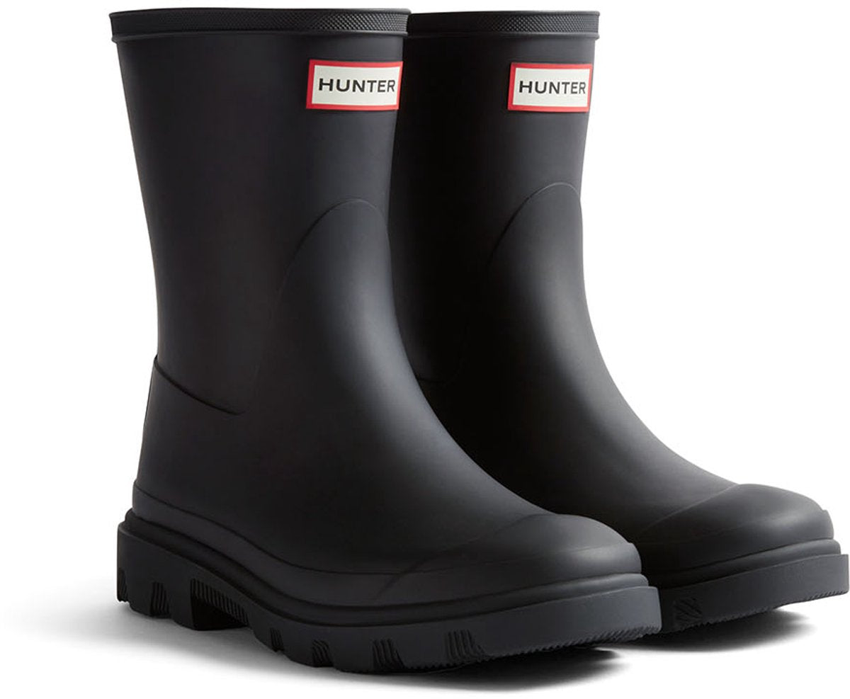 Hunter downpour short wellington boots laarzen - - dames - zwart - maat 38
