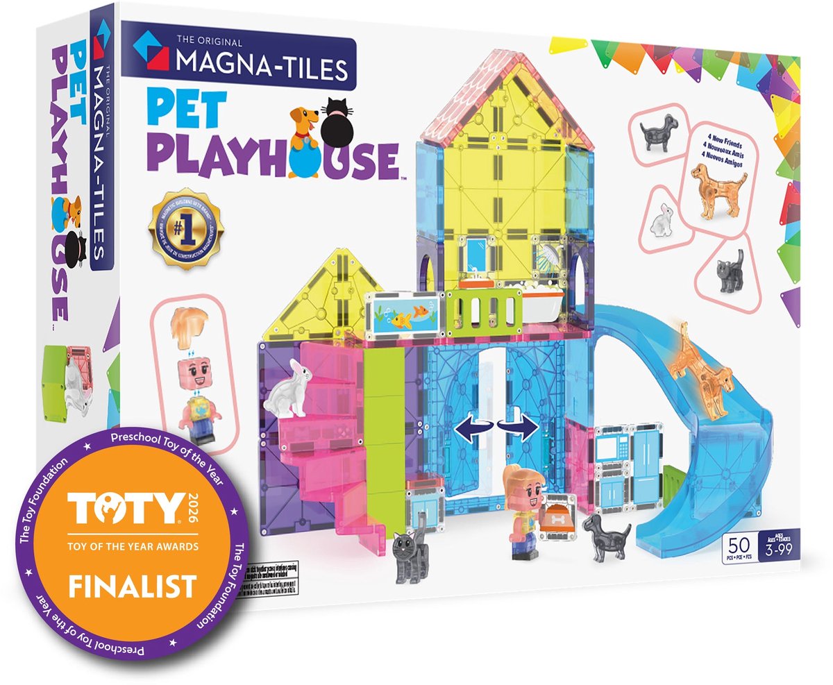 Magna-tiles | pet playhouse 50 stuks set