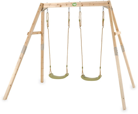 Exit toys exit silvi dubbele houten schommel - schommeltoestel voor buiten - kinderen