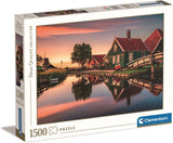 Clementoni legpuzzel zaanse schans, 1500st.