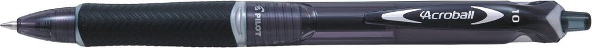 Pilot acroball zwarte ballpen – 0.7mm medium tip - 1 stuk