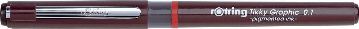 Rotring tikky graphic-viltstift fineliners | 0,10 mm | zwarte inkt |