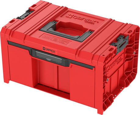 Qbrick system qbrick systeem pro lade 1 gereedschapskoffer 2.0 basic red ultra hd op maat gemaakte gereedschapskoffer 450 x 310 x 244 mm 12 l