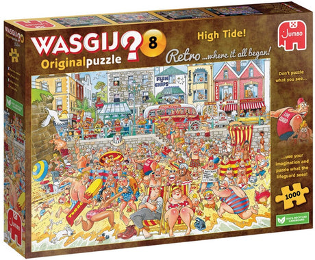 Wasgij retro original 8 - vloed! - puzzel - 1000 stukjes
