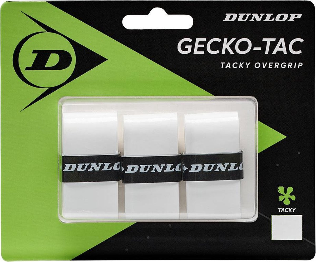Dunlop - grip- gecko-tac ogrip- wht- 12bl